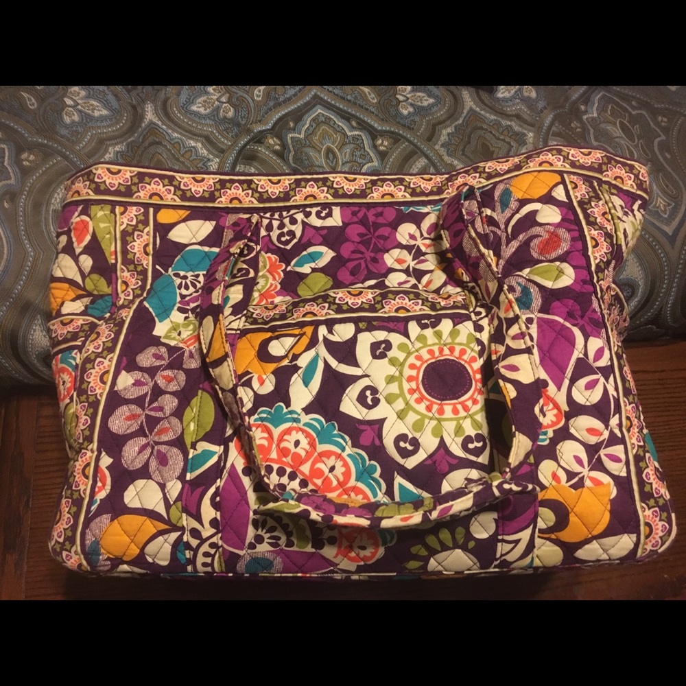 Vera Bradley bag along with Vera Bradley traveler